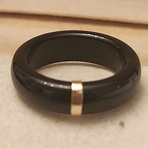 JADE  with 14KT Gold Accent